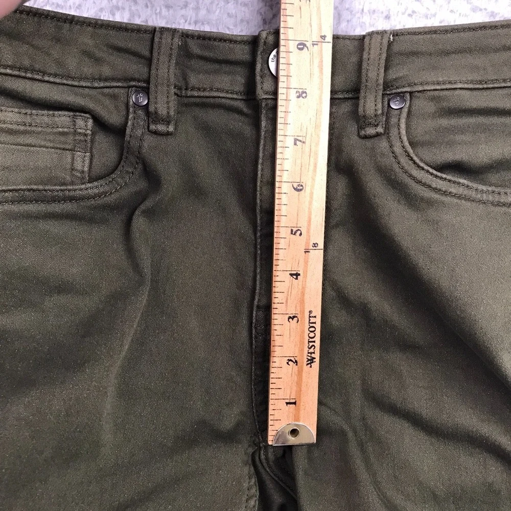 The Perfect Jean NYC Denkahki Mens 29 (30x29) Green Slim Fit Stretch Chino Pants